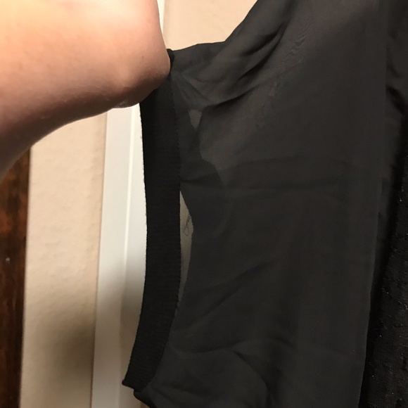 Sexy Sheer Sequin Blouse - Picture 4 of 5